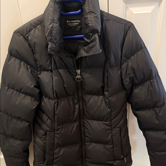 Athleta Charcoal Quilted Jacket - Picture 3 of 4